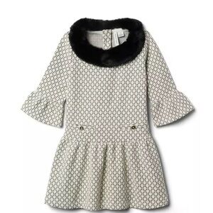 Janie and Jack Black and White Formal Dress